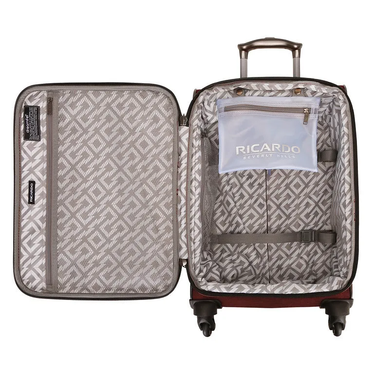 Ricardo Beverly Hills Malibu Bay 4-Wheel Spinner Softside Travel Luggage  