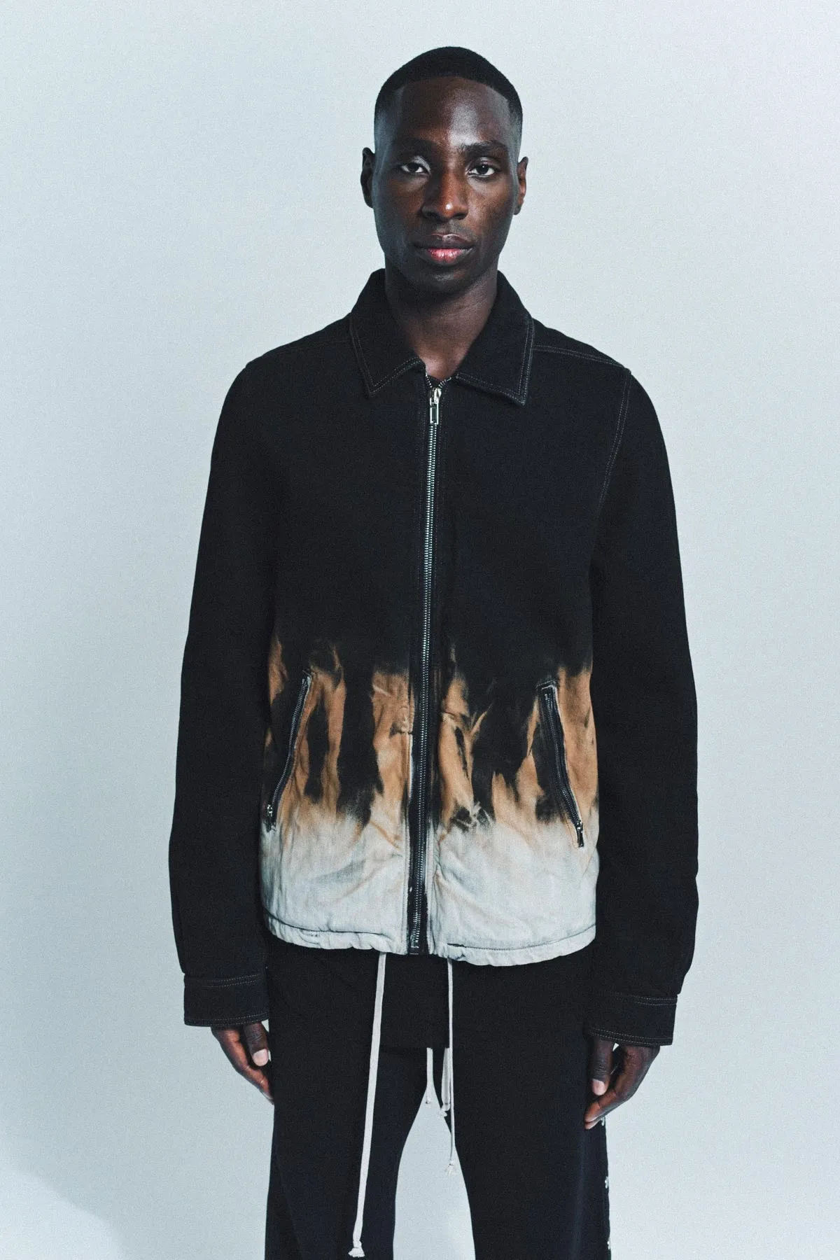 RICK OWENS DRKSHDW | DENIM ZIPFRONT JACKET