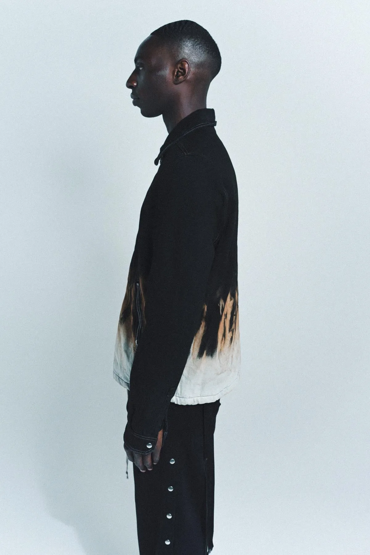 RICK OWENS DRKSHDW | DENIM ZIPFRONT JACKET