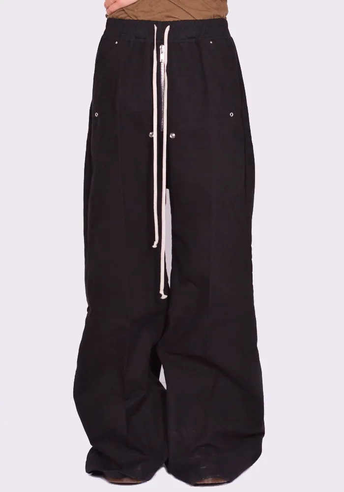 RICK OWENS MEN RR02D6366 TB WIDE BELA PANTS  BLACK (New Season FW24)