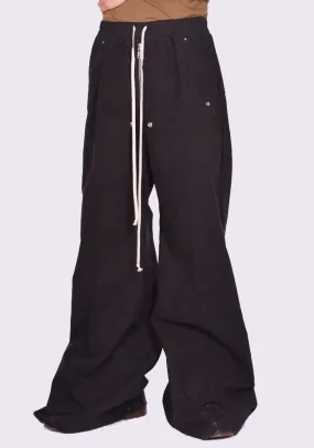 RICK OWENS MEN RR02D6366 TB WIDE BELA PANTS  BLACK (New Season FW24)