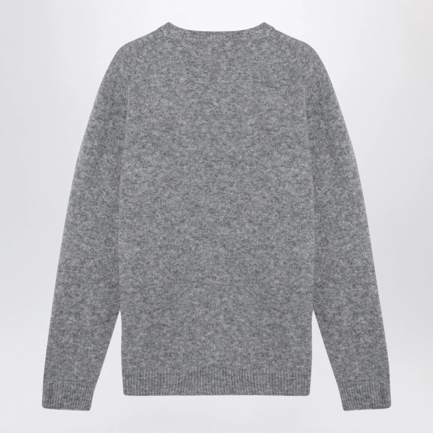 Roberto Collina    Roberto Collina Grey Cashmere Crew Neck Pullover