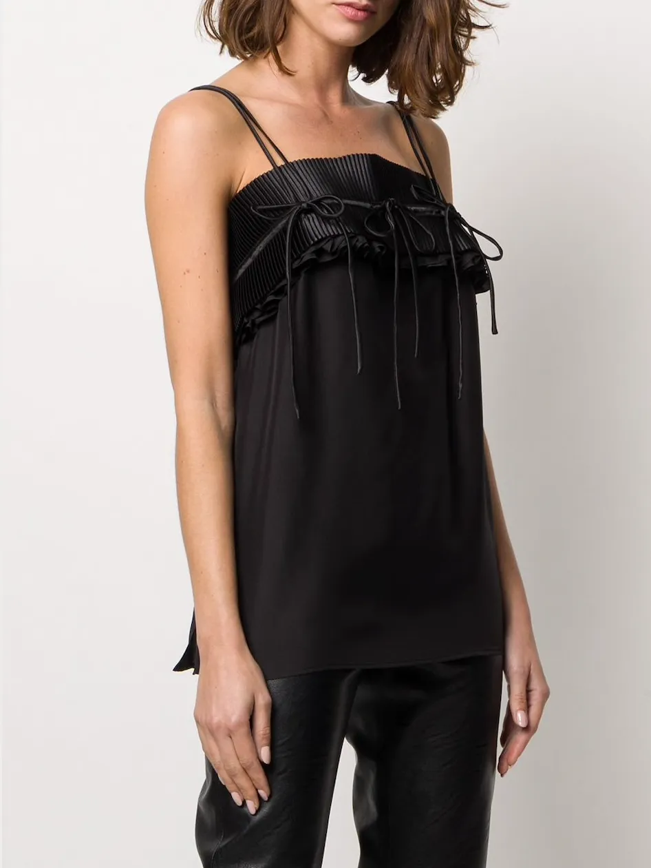 Ruffle Tie Tank Top