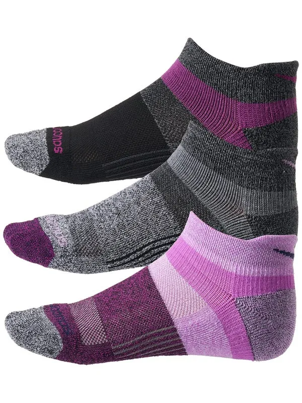 Saucony Inferno No-Show Tab 3-Pack Socks