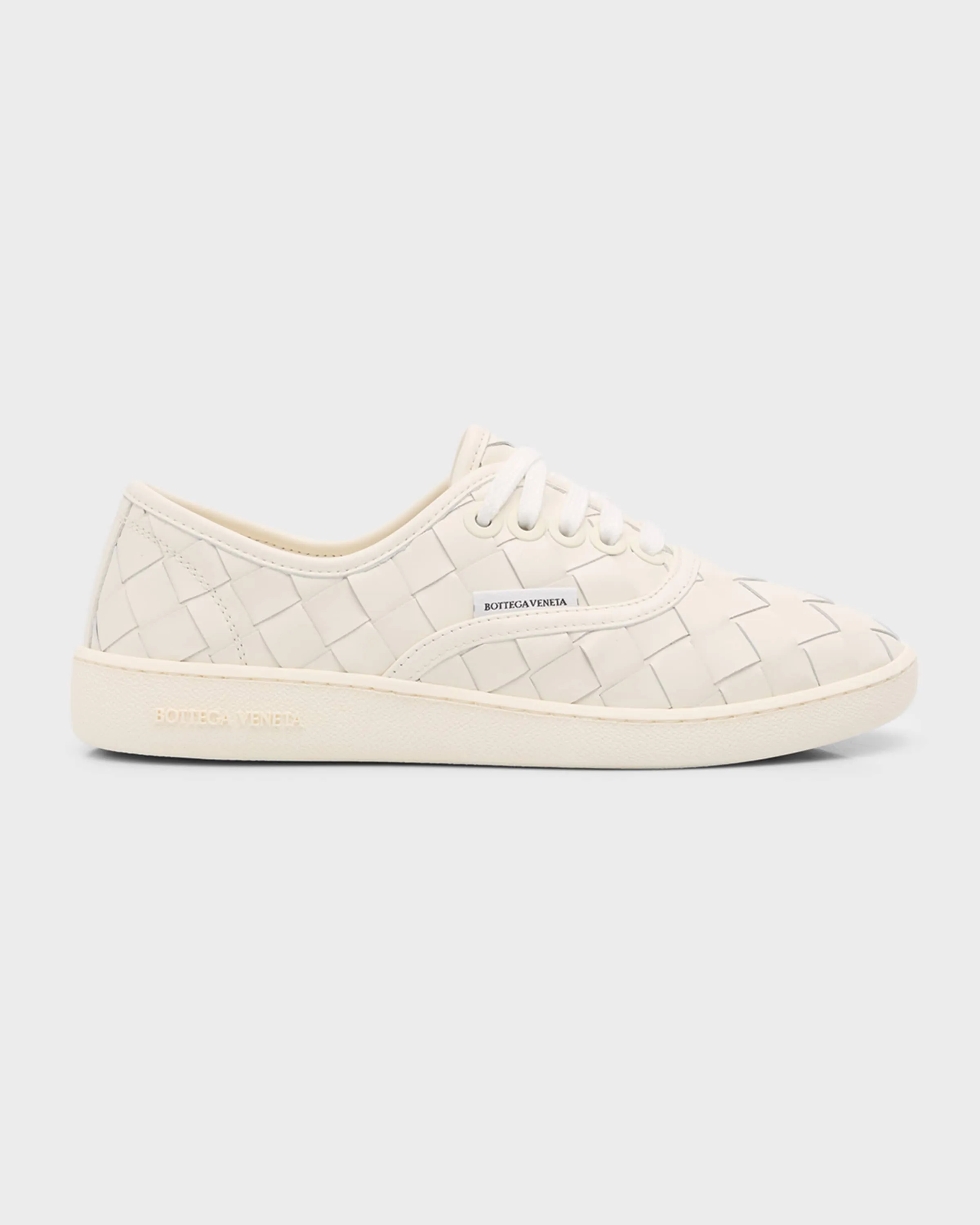 Sawyer Intrecciato Leather Low-Top Sneakers