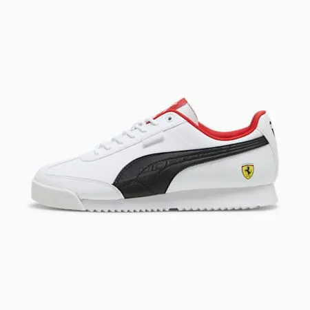 Scuderia Ferrari Roma Via Unisex Sneakers | PUMA White-PUMA Black | PUMA Exclusion List | PUMA 