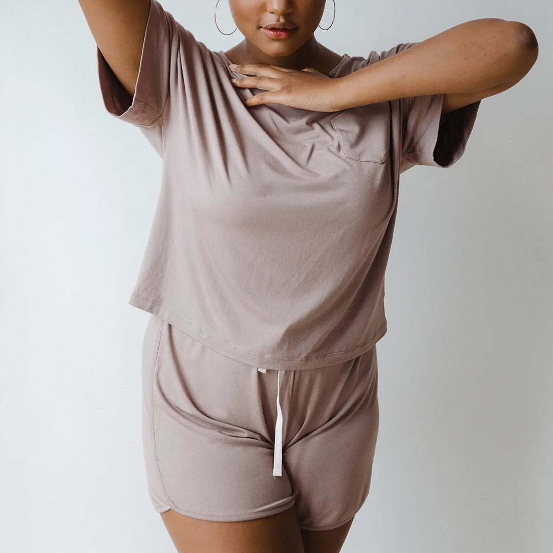 Serenity Shorts, Mocha