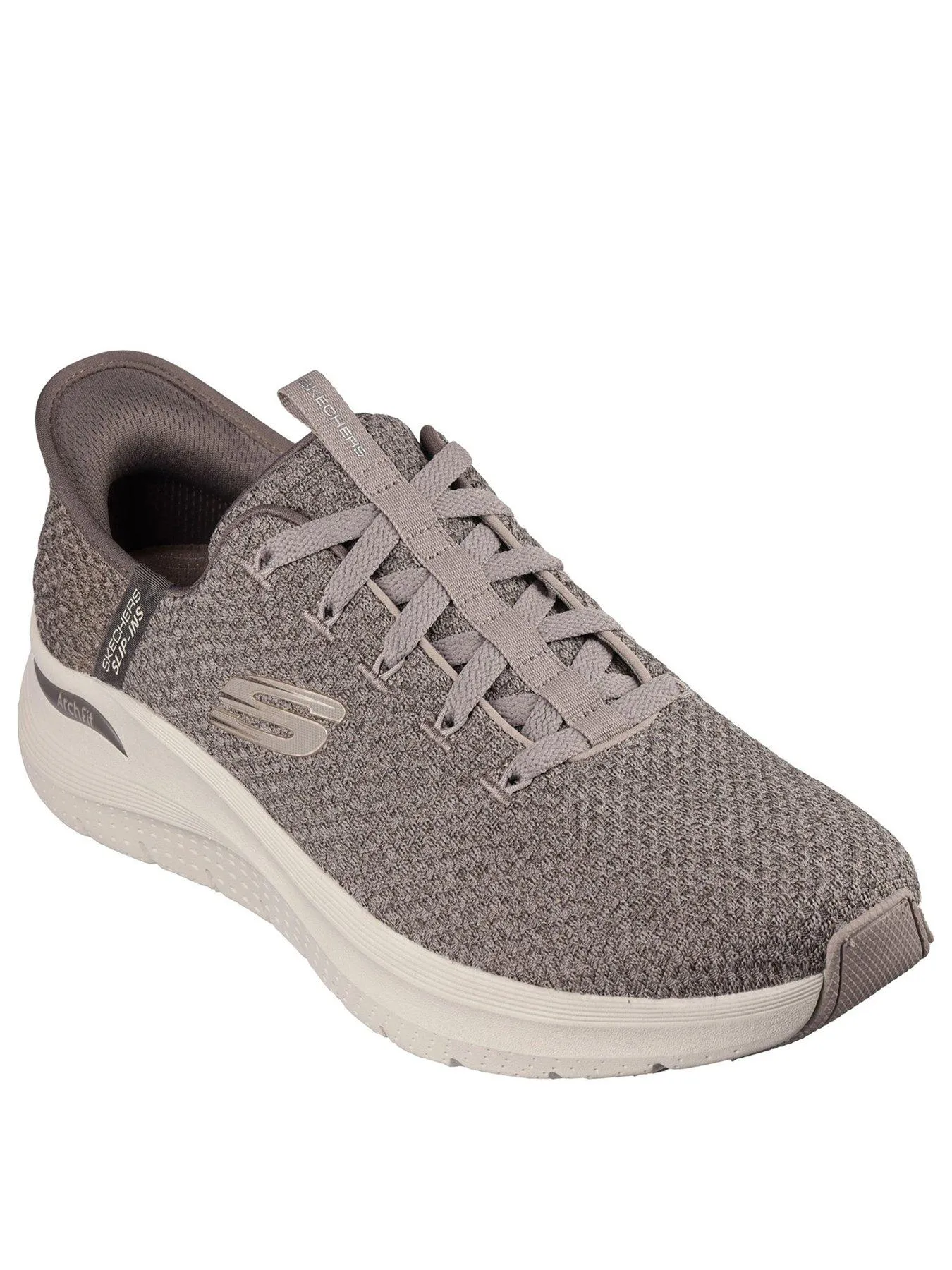 Skechers Arch Fit Machine Washable Vegan Slip-on Trainers