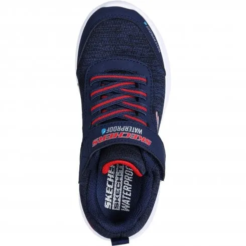 Skechers Bounder - Dripper Drop | Navy/Red | Boy's Waterproof Trainers