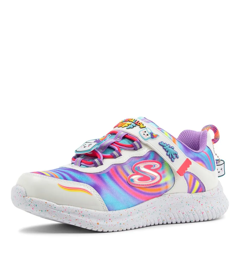 SKECHERS Jumpsters Jnr White Multi Sneakers