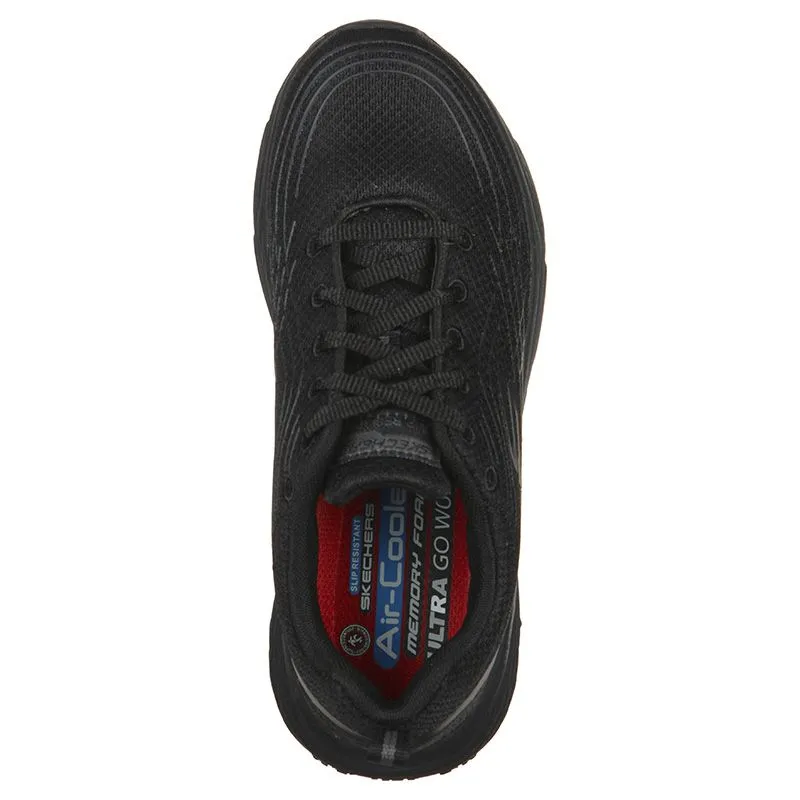 Skechers Women's Work: Max Cushioning Elite SR Trainers Black / Black - SS24