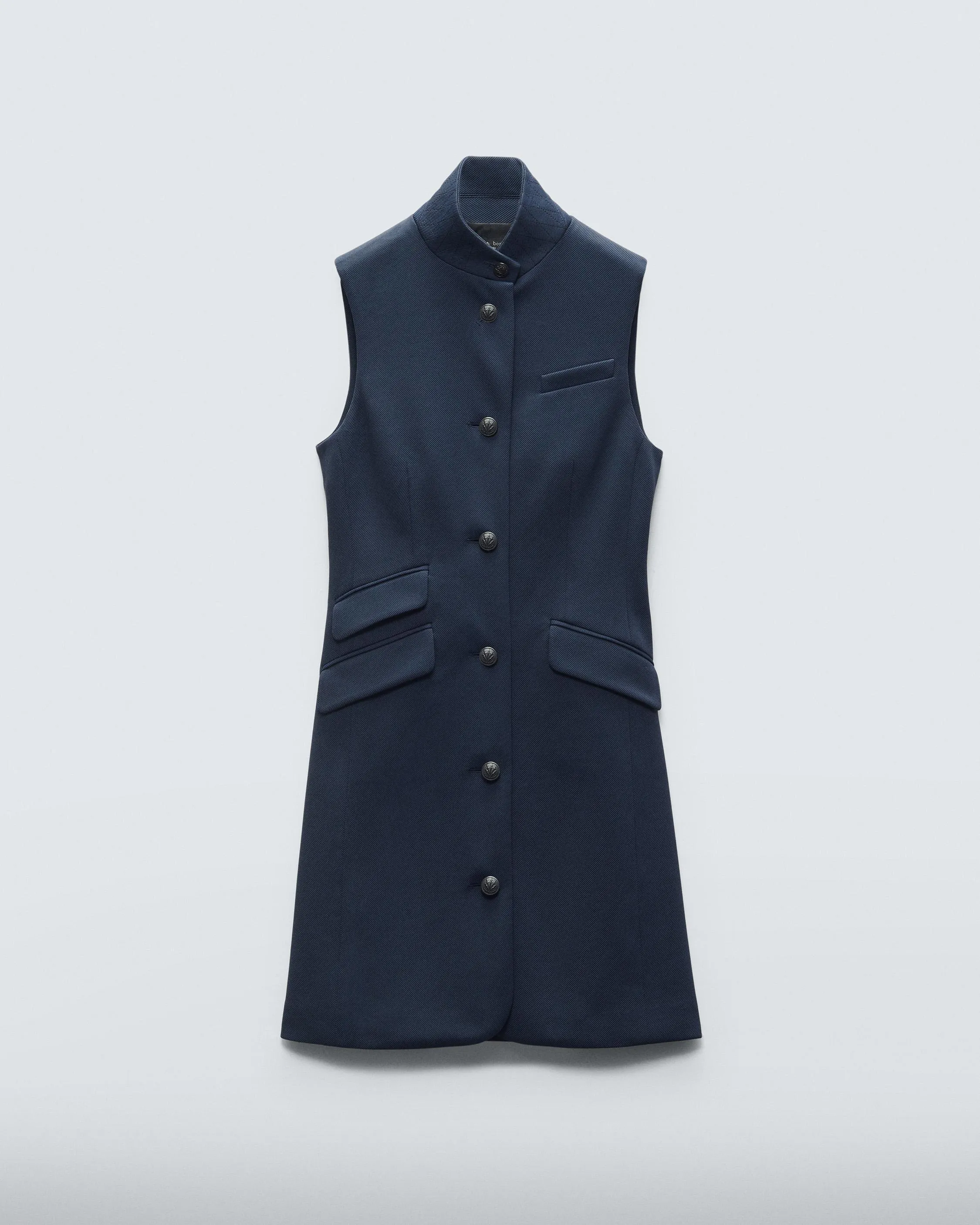 Slade Knit Twill Vest Dress