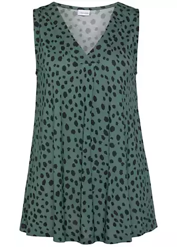 Sleeveless V-Neck Print Top by LASCANA | Look Again