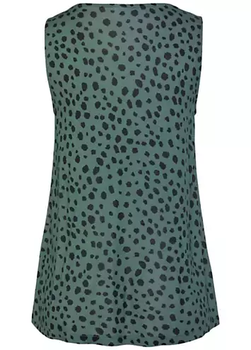 Sleeveless V-Neck Print Top by LASCANA | Look Again