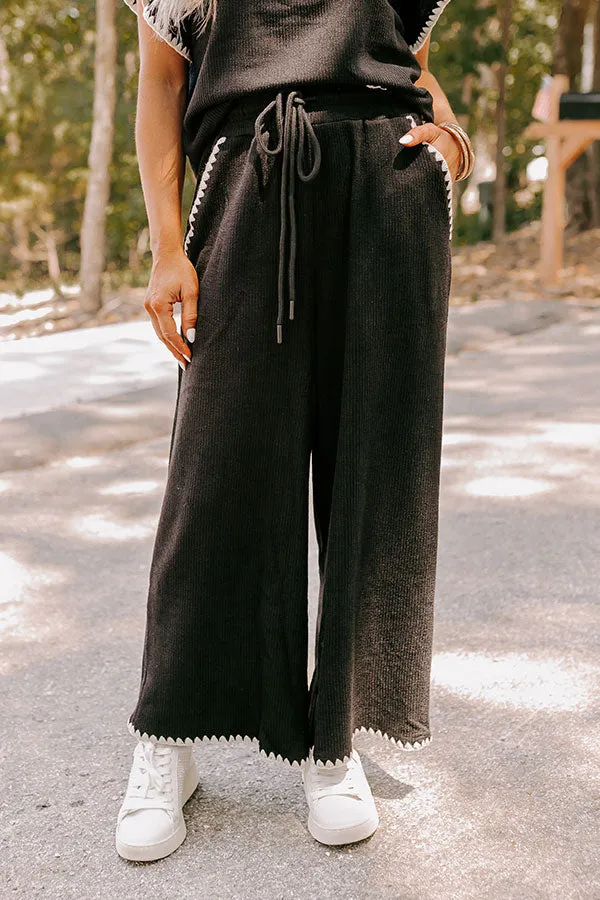 Small Town Cafe High Waist Wide Leg Pants