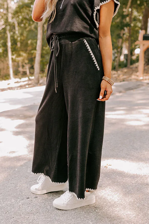 Small Town Cafe High Waist Wide Leg Pants