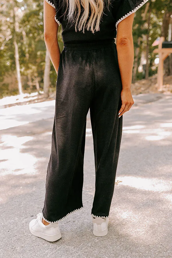 Small Town Cafe High Waist Wide Leg Pants