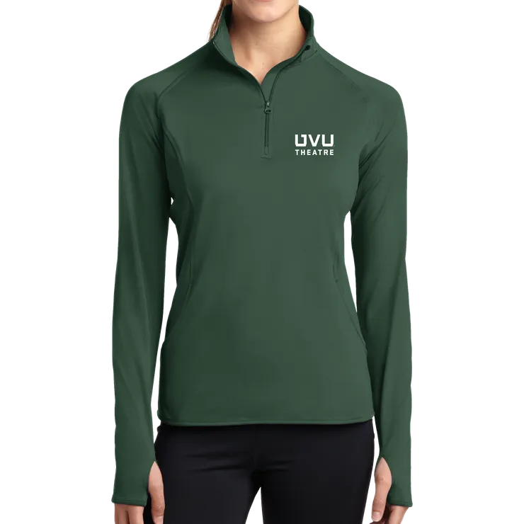 Sport-Tek Ladies Sport-Wick Stretch 1/2-Zip Pullover - UVU Theatre