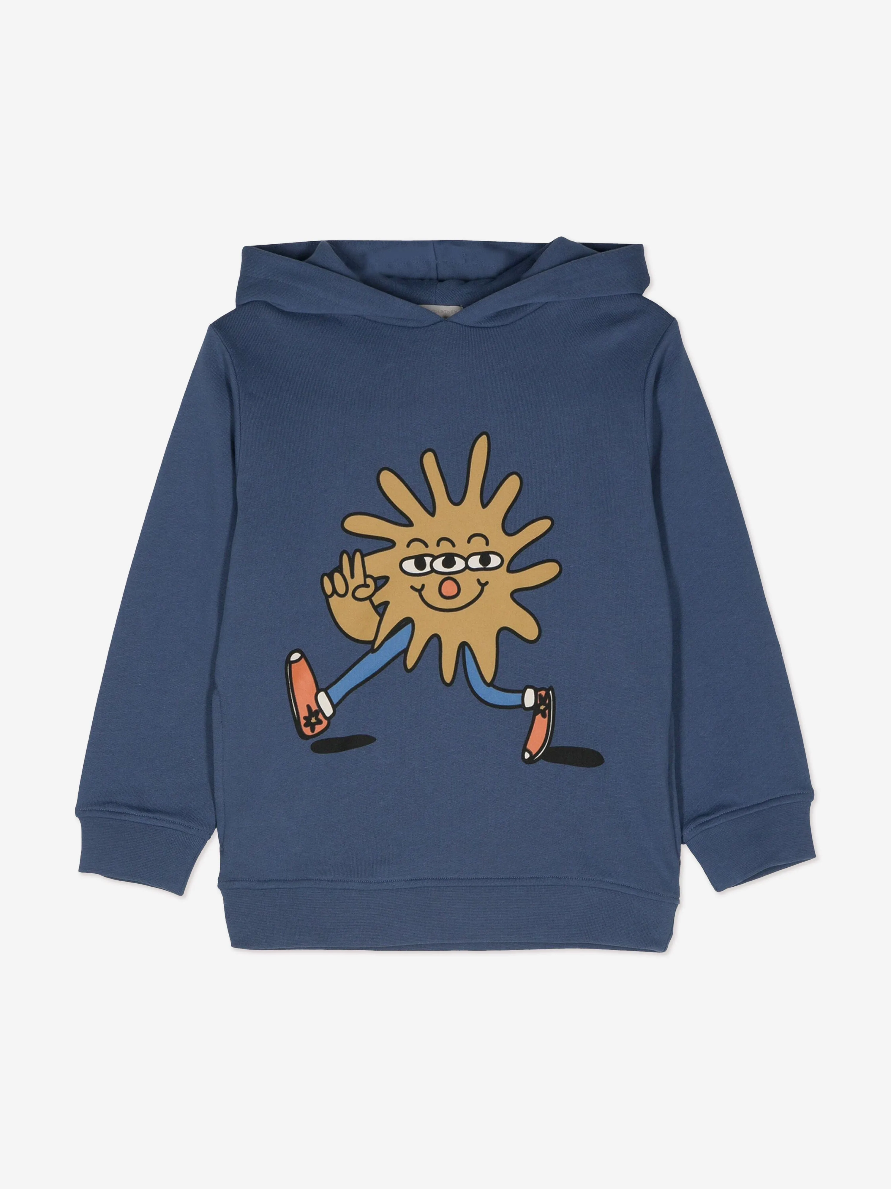 Stella McCartney Boys Illustrated Print Hoodie in Blue