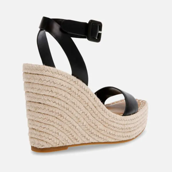 Steve Madden Women's Upstage Leather Wedge Sandals