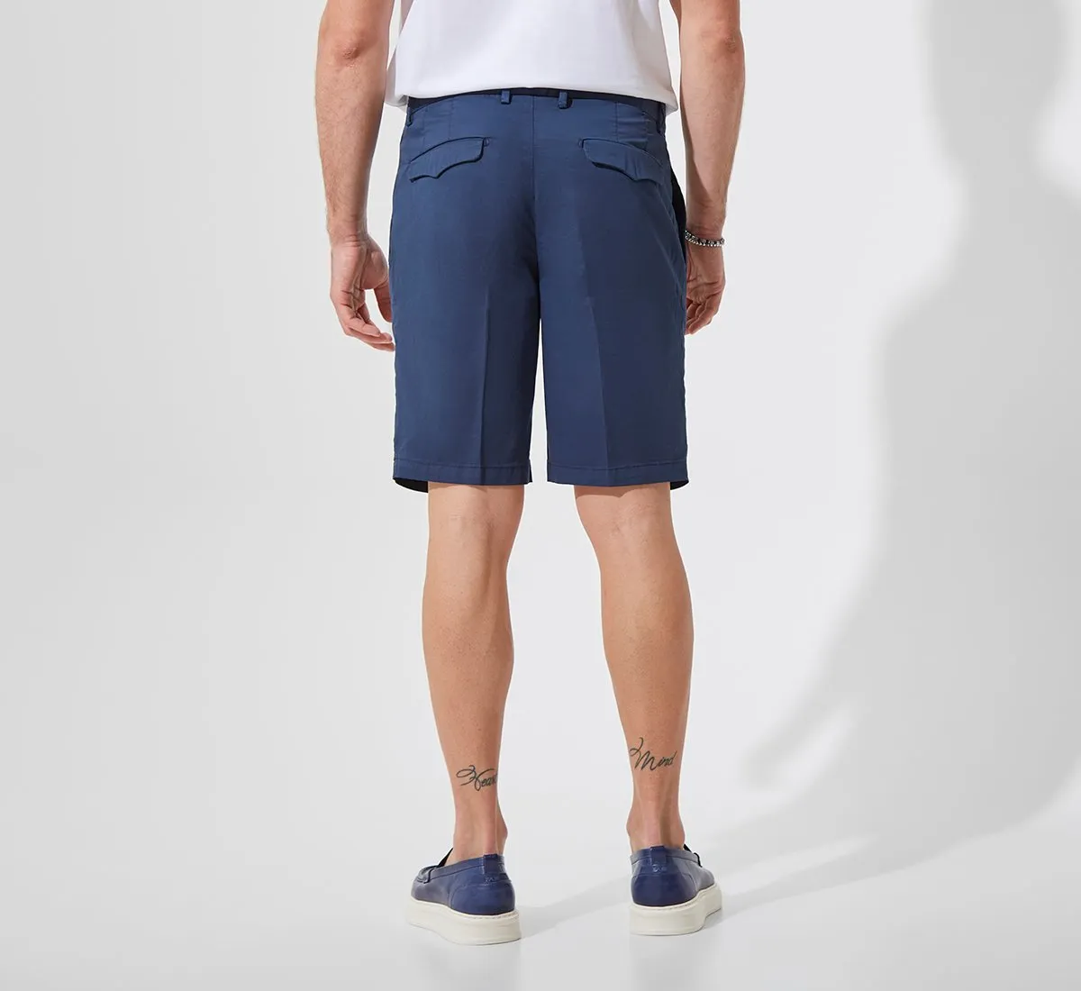 Structured Bermuda shorts