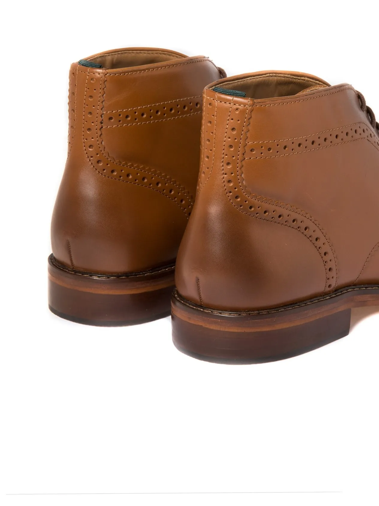 Tan Brogue Boot