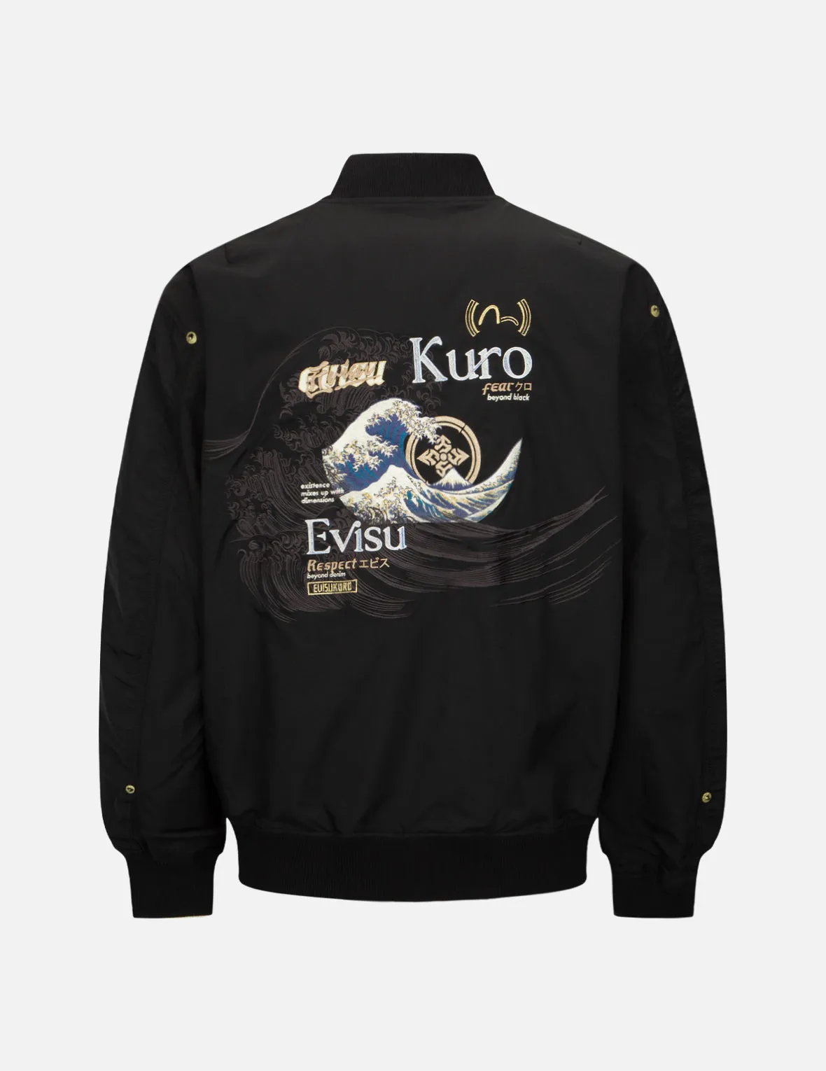 The Great Wave Embroidery Bomber Jacket