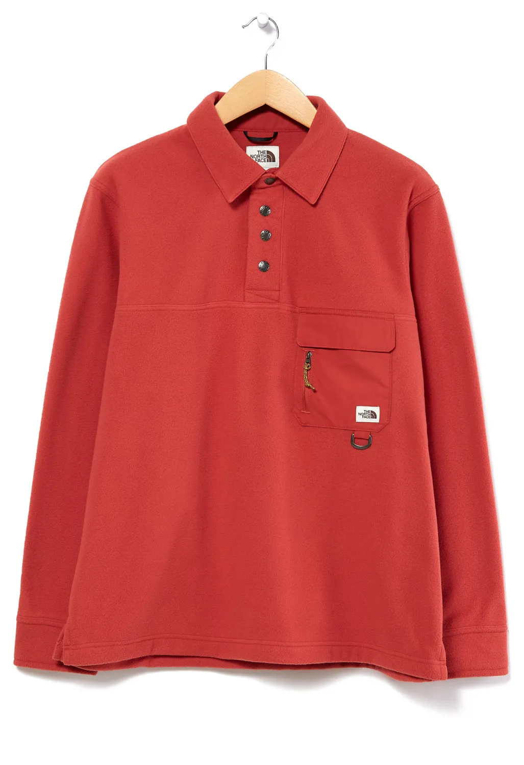 The North Face Crucifire Fleece Men's Pullover - Tandori Spice Red