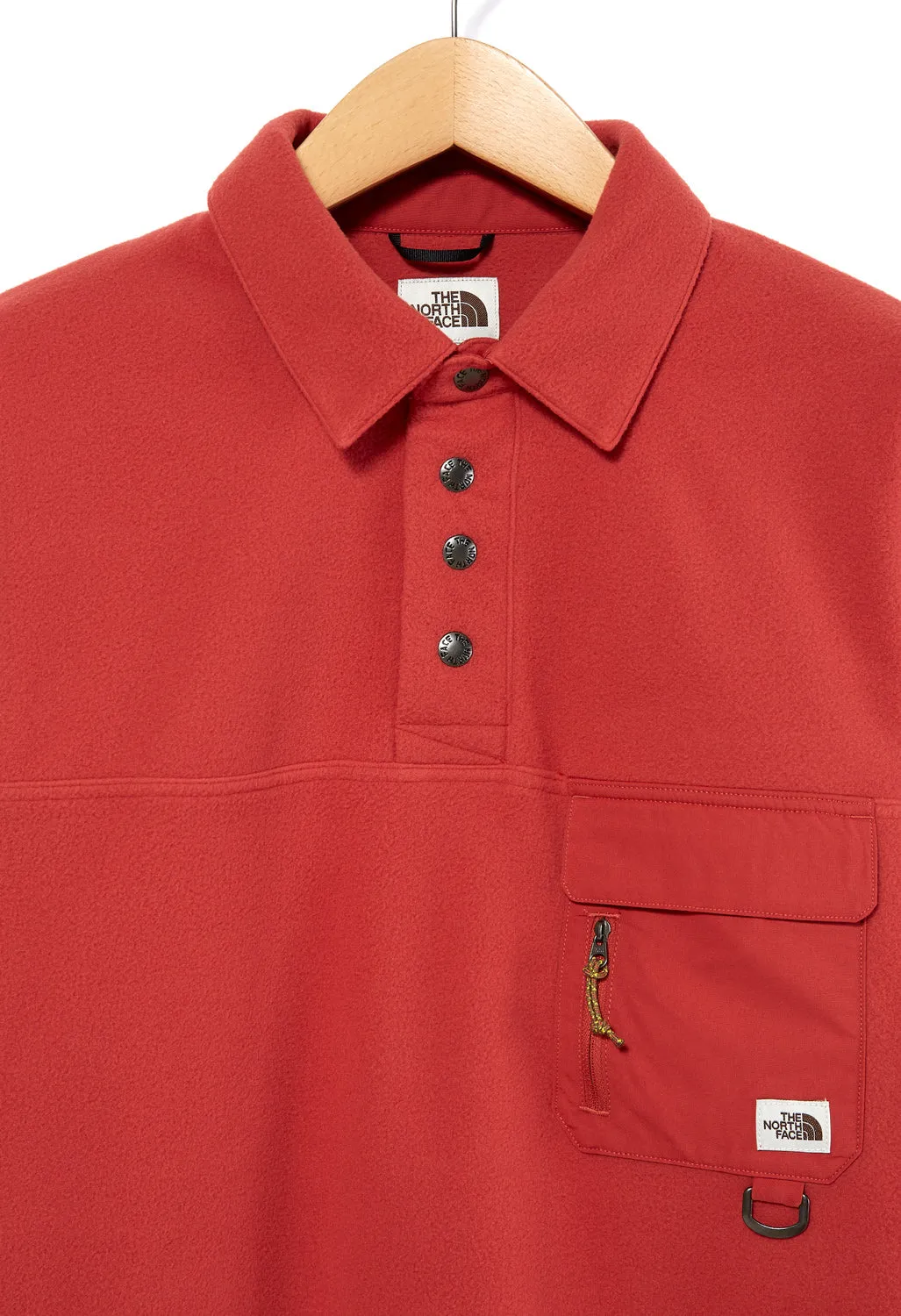 The North Face Crucifire Fleece Men's Pullover - Tandori Spice Red