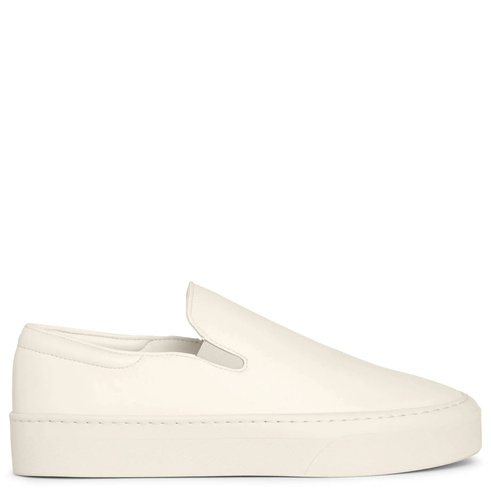 The Row Marie H white nappa sneakers