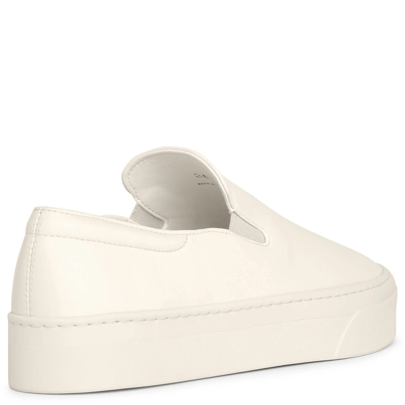 The Row Marie H white nappa sneakers