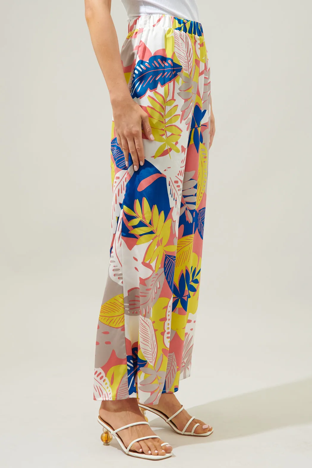 Tropical Paradise Wide Leg Pants