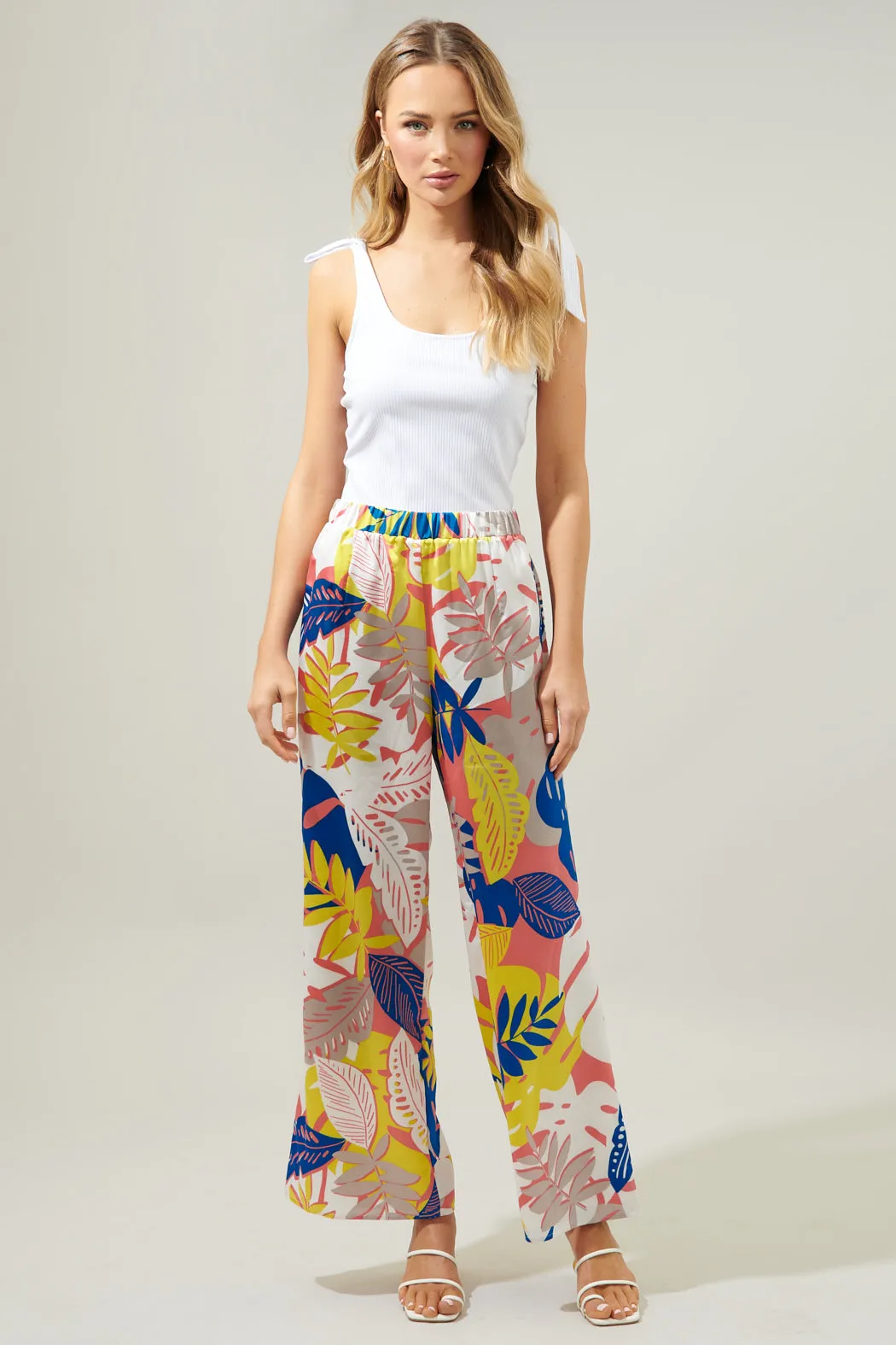 Tropical Paradise Wide Leg Pants