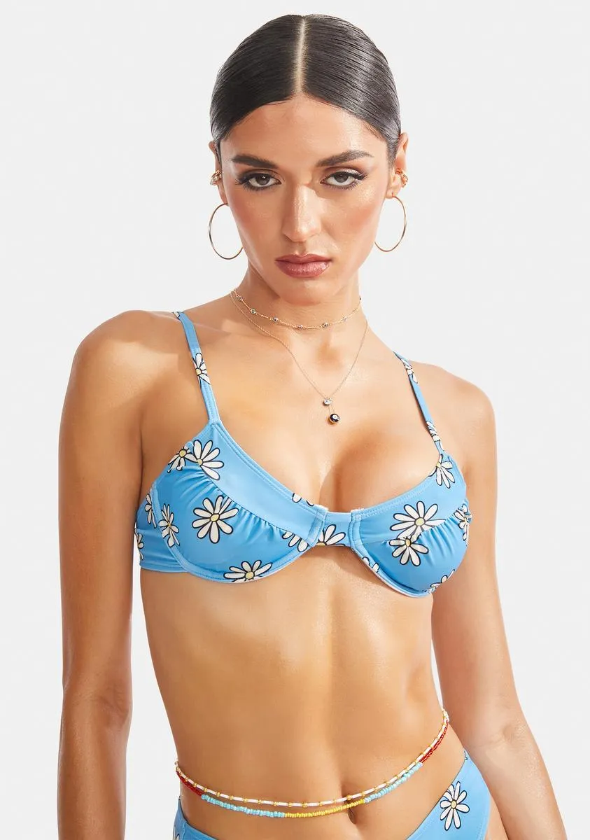 Underwire Daisy Bikini Top-