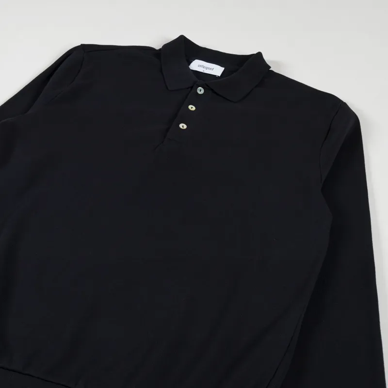 Unfeigned Long Sleeve Polo Caviar