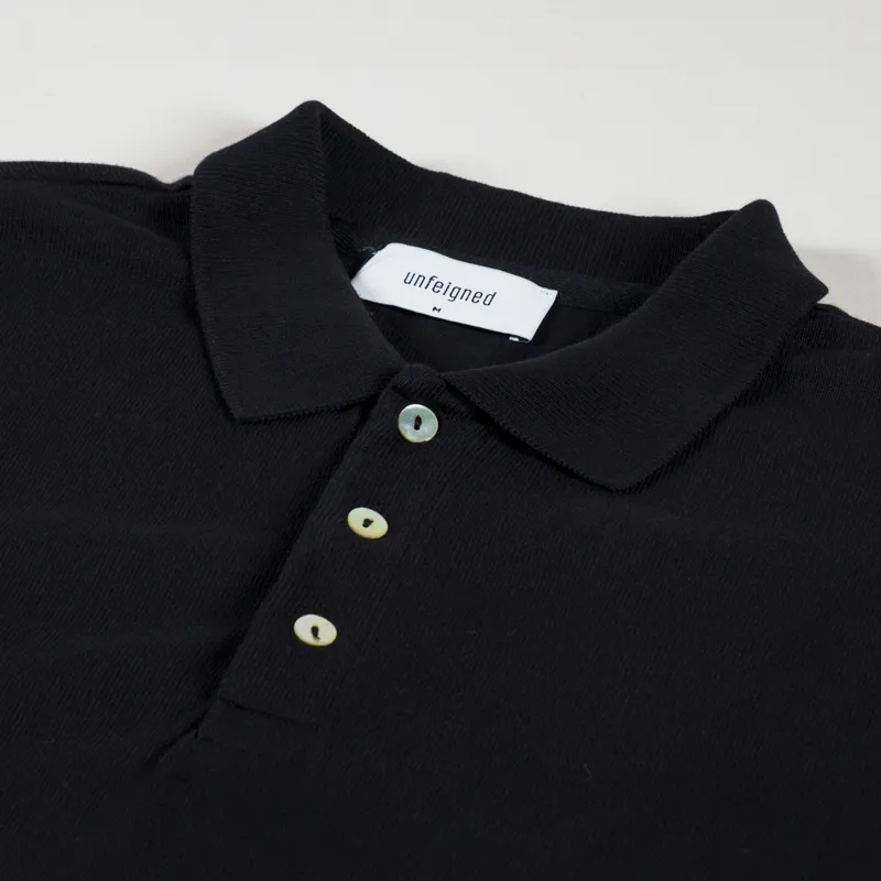 Unfeigned Long Sleeve Polo Caviar