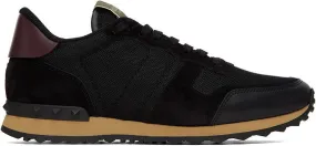 Valentino Garavani Black Rockrunner Sneakers