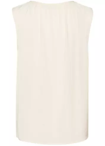 Vanea Sleeveless Round Neck Top by Saint Tropez | Look Again