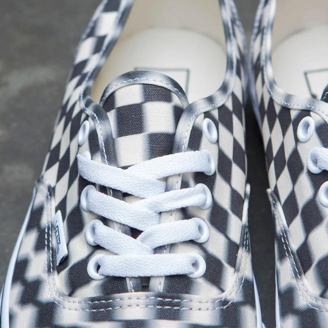 Vans Men Authentic - Blur Check (black / white)