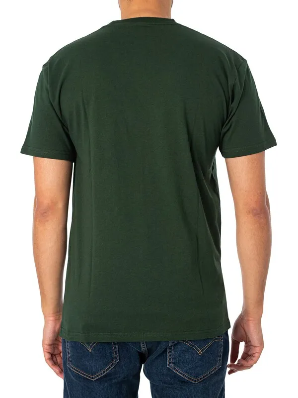 Vans Mini Script T-Shirt - Forest