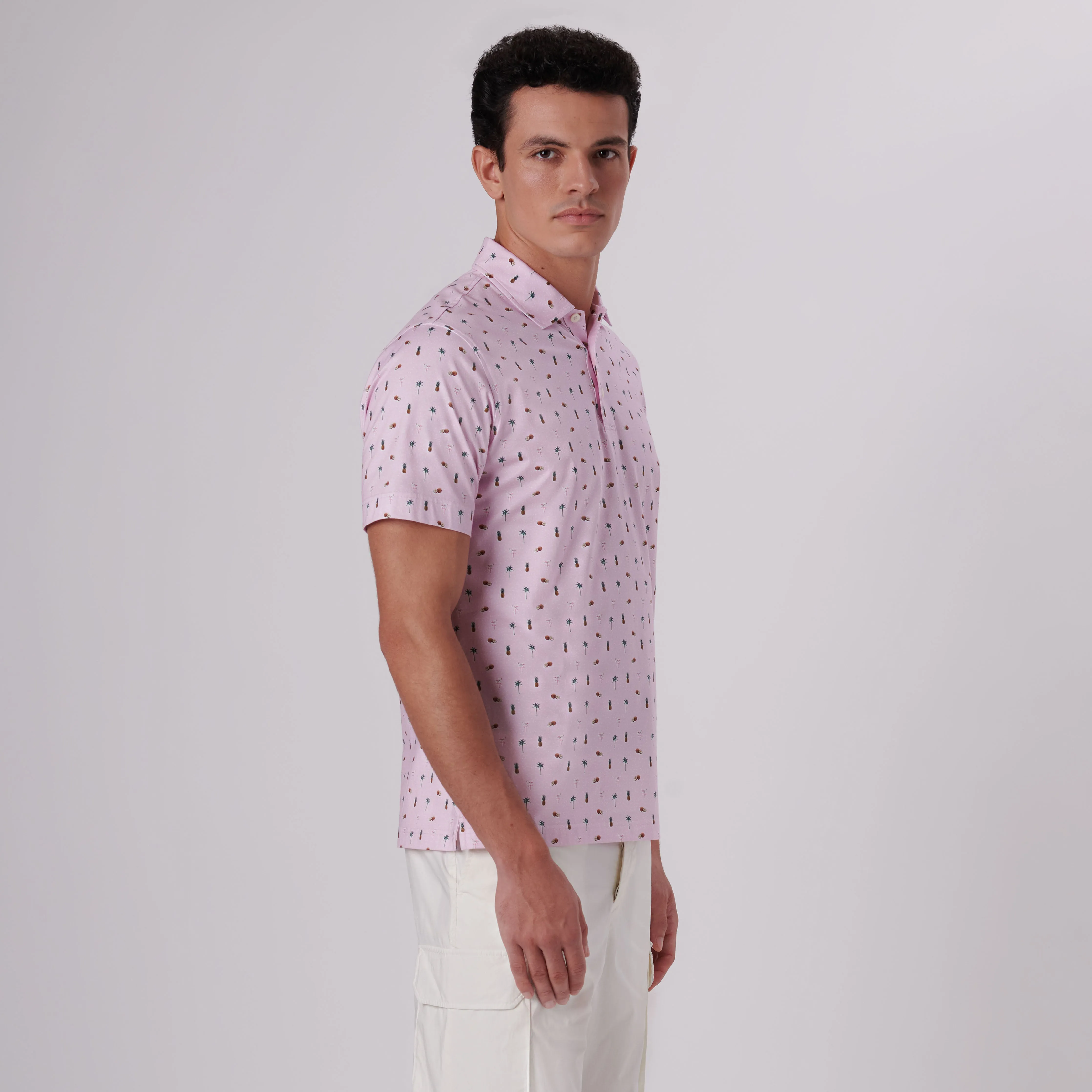 Victor Tropical Print OoohCotton Polo