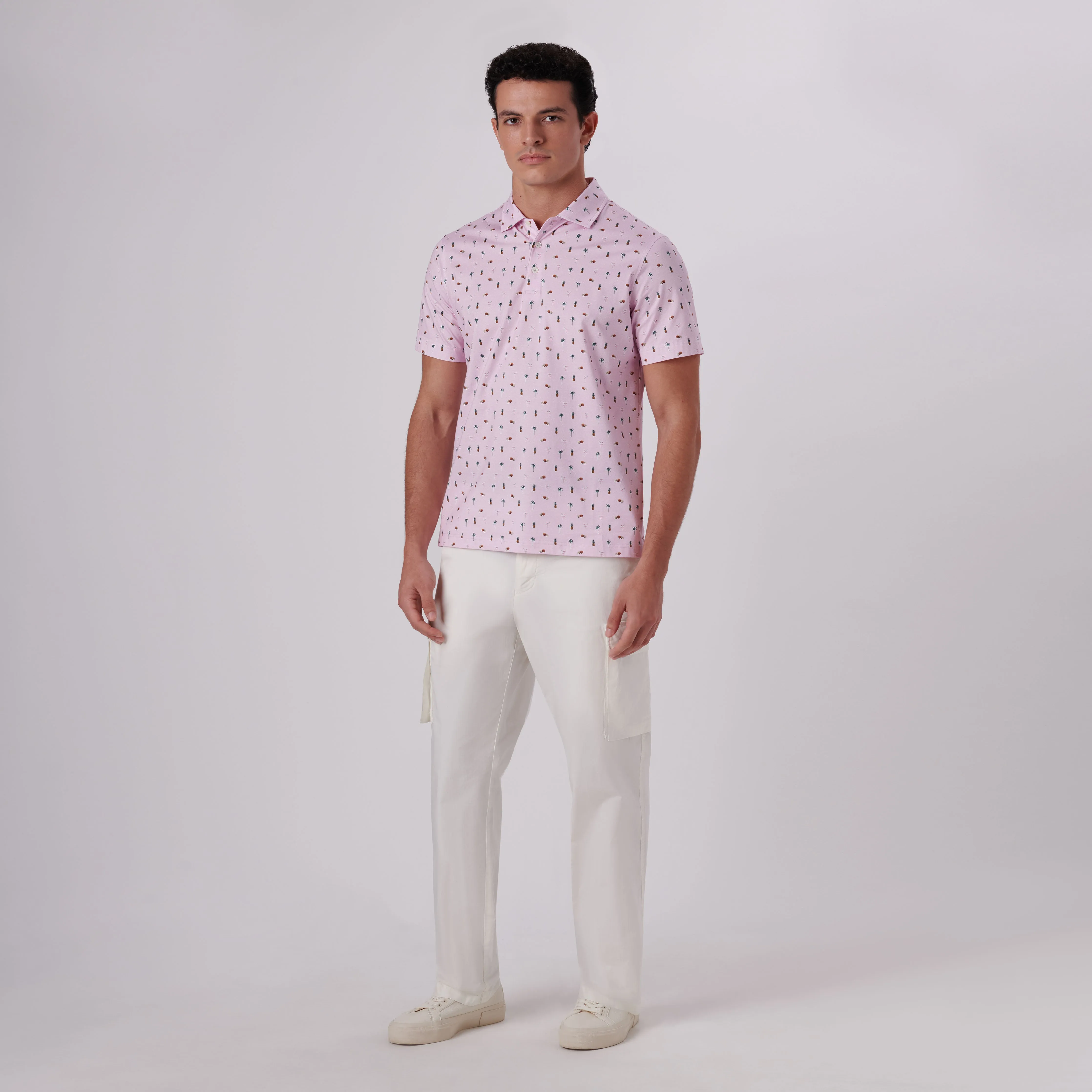 Victor Tropical Print OoohCotton Polo