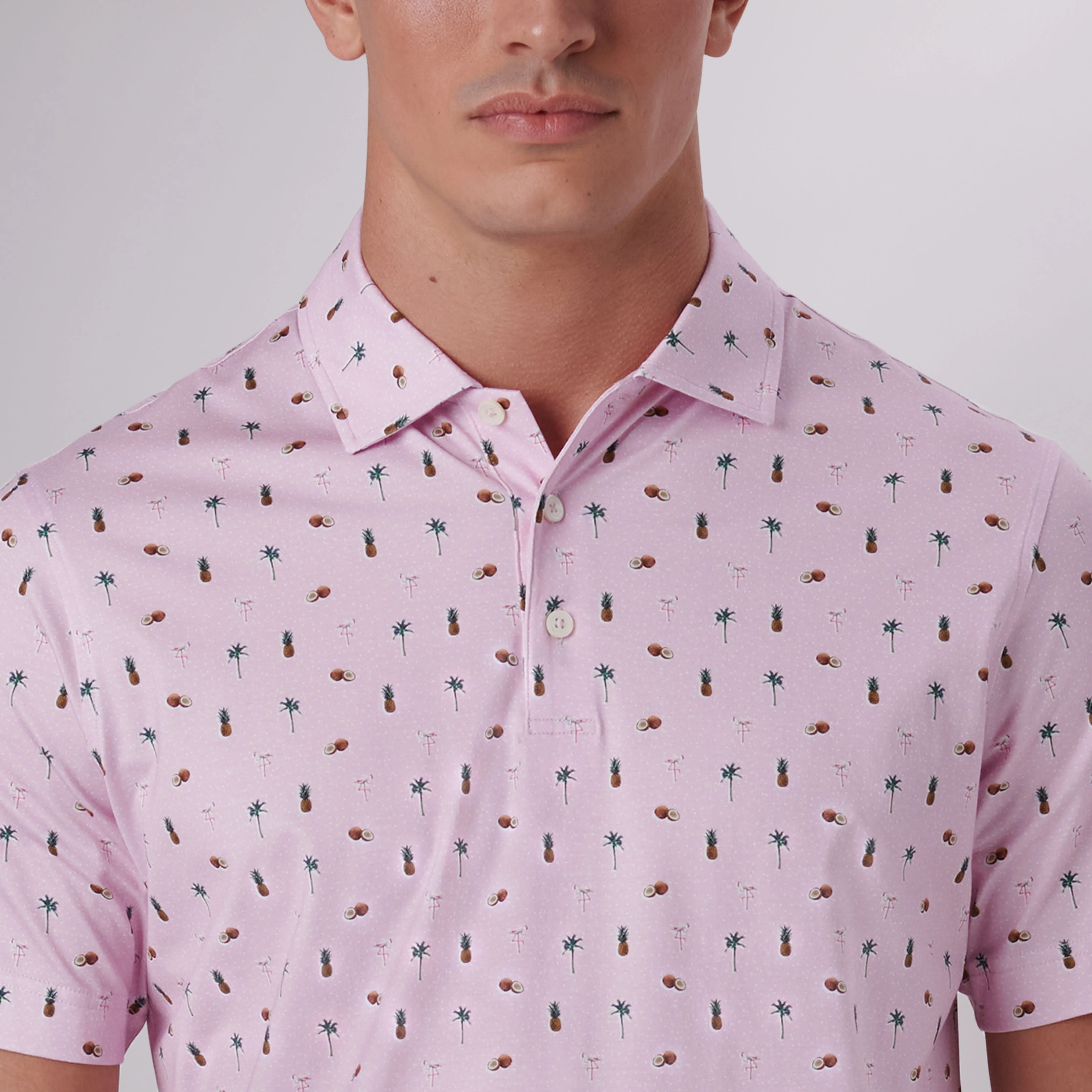 Victor Tropical Print OoohCotton Polo