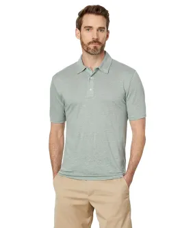 Vince Linen Short Sleeve Polo