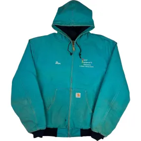 Vintage 1994 Carhartt Thermal Lined Active Jacket Teal JR441 Rare