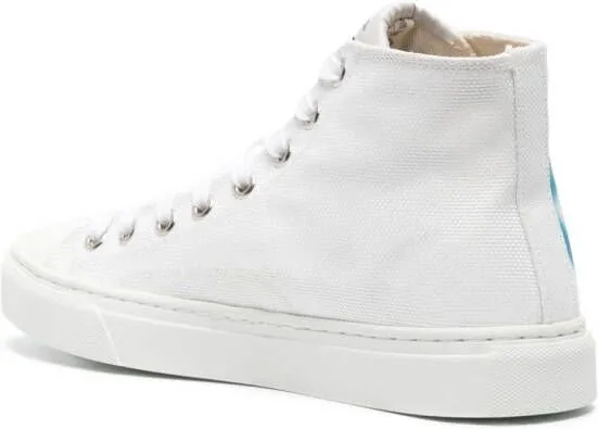 Vivienne Westwood Orb logo-print canvas sneakers White