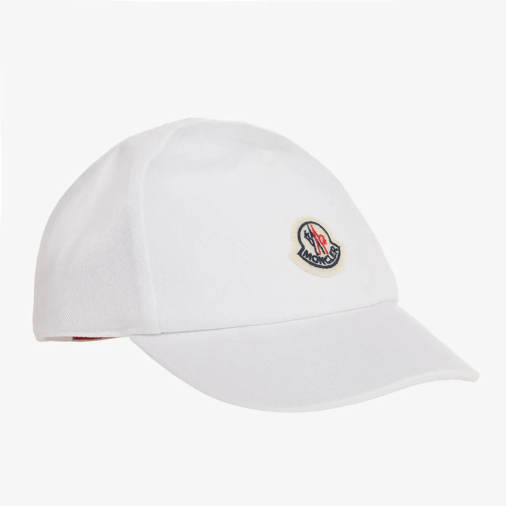 White Cotton Baseball Cap