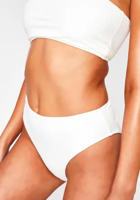 White Jenna Bikini Bottoms-