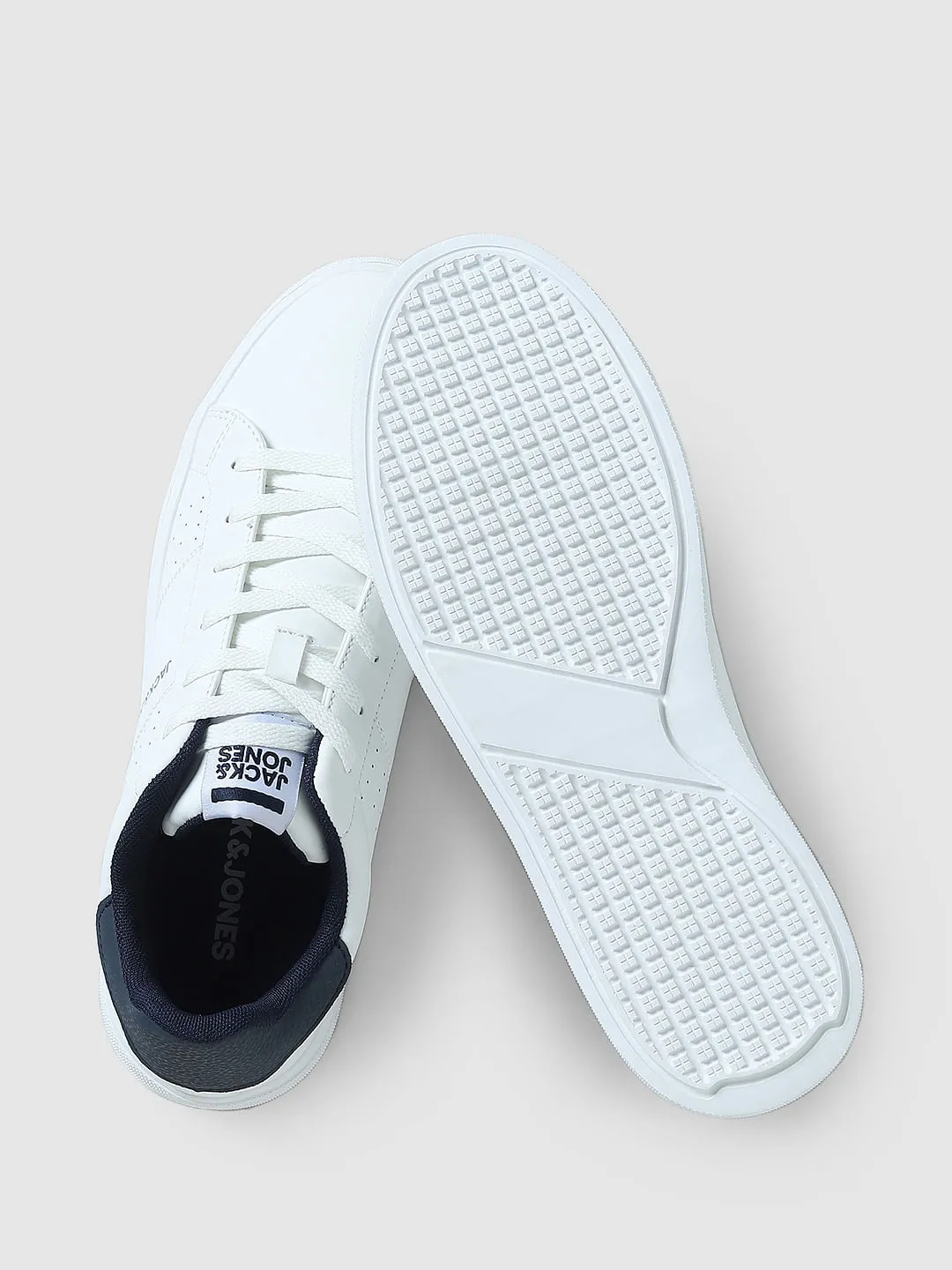 White PU Skater Sneakers