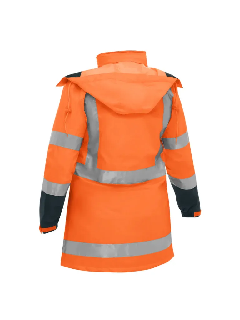 WOMENS TAPED HI VIS SHELL JACKET